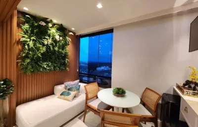 Art ville - alphaville 1, 79m, 2 quartos, homme office, armários, 2 vagas