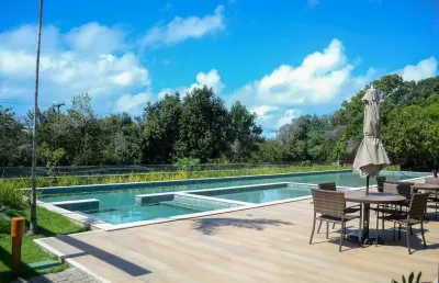 Alto da enseada - praia do forte, 120m², 2 suítes, porteira fechada, 2 vagas
