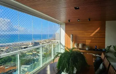 Terrazzi sul mare, 155m², 3 suítes, vista mar, porteira fechada, 3 vagas