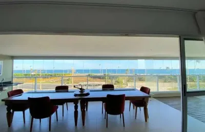 Premiere jaguaribe, 150m², 3 suítes, vista mar, mobiliado, 2 vagas
