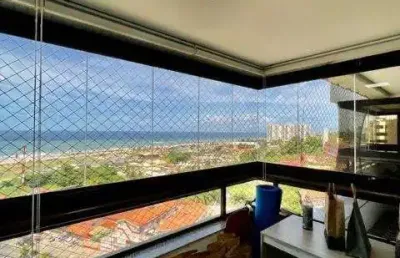 Costa atlântica - patamares, 155m², 4 quartos, vista mar, armários, 3 vagas