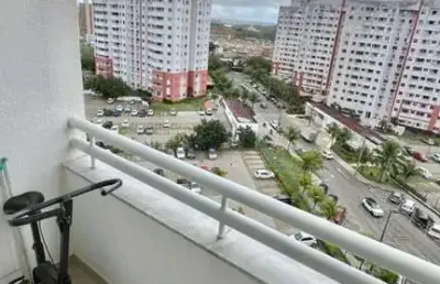 Colina de piatã, 65m², 3 quartos, vista livre, armários