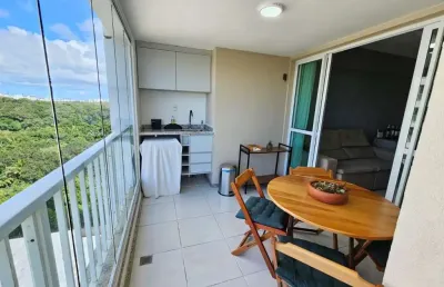 Vista patamares, 77m², 3 quartos, vista mar, armários