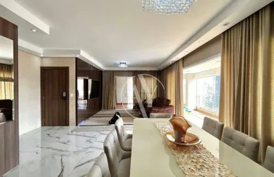 Cobertura linear com 3 suítes à venda, com 4 vagas de garagem paralelas, 247 m² por r$ 3.200.000 - cambuí - campinas/sp