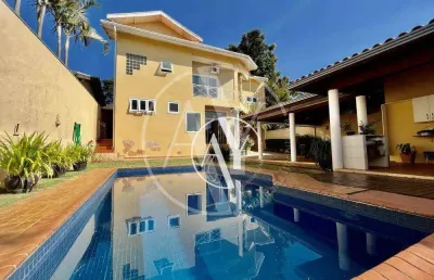 Casa, 384 m² - venda por r$ 1.990.000,00 ou aluguel por r$ 11.055,00/mês - loteamento caminhos de san conrado (sousas) - campinas/sp