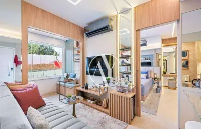 Apartamento com 1 quarto à venda, 47m² por r$ 585.000 - chácara da barra - campinas/sp