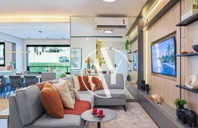 Apartamento com 3 dormitórios à venda, 124 m² por r$ 1.501.000,00 - parque prado - campinas/sp
