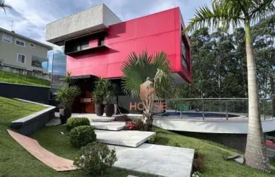 Casa com 5 dormitórios à venda, 500 m² por r$ 4.750.000,00 - condomínio residencial real park arujá - arujá/sp