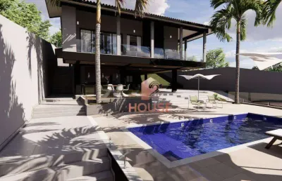 Casa com 3 dormitórios à venda, 433 m² por r$ 4.000.000,00 - condomínio arujazinho i, ii e iii - arujá/sp