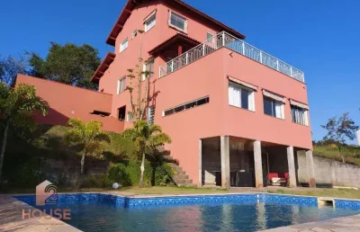 Casa com 4 dormitórios, 400 m² - venda por r$ 1.800.000,00 ou aluguel por r$ 7.000,00/mês - condomínio reserva ibirapitanga - santa isabel/sp
