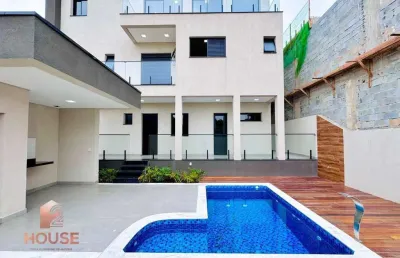 Casa com 3 dormitórios à venda, 273 m² por r$ 2.600.000,00 - condomínio arujá country club - arujá/sp