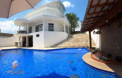 Casa com 4 dormitórios, 597 m² - venda por r$ 2.500.000,00 ou aluguel por r$ 13.000,00/mês - condomínio arujazinho i, ii e iii - arujá/sp