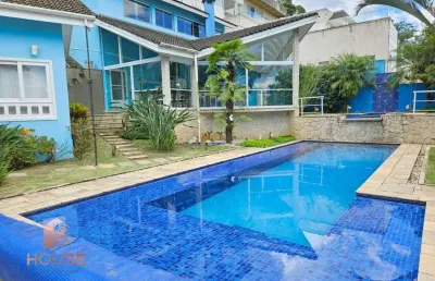 Casa com 4 dormitórios à venda, 600 m² por r$ 4.900.000,00 - condomínio arujá 5 - arujá/sp