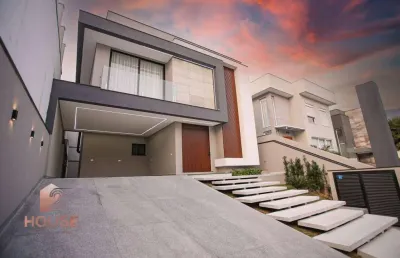 Casa com 4 dormitórios, 283 m² - venda por r$ 3.450.000,00 ou aluguel por r$ 22.000,00/mês - condomínio residencial real park arujá - arujá/sp
