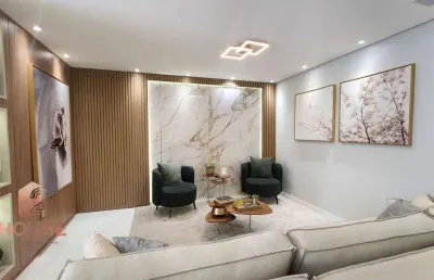 Apartamento com 3 dormitórios à venda, 100 m² por r$ 1.300.000 - jordanópolis - arujá/sp