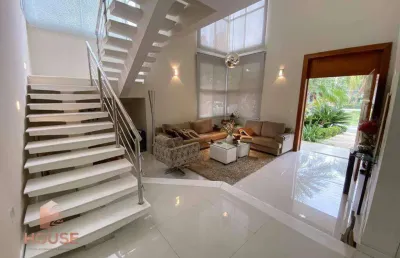 Casa com 5 dormitórios à venda, 519 m² por r$ 4.100.000,00 - condomínio terras de santa clara - jacareí/sp