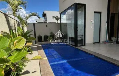 Sobrado de alto padrão no condomínio terras alpha no bairro granja marileusa com 190m² de área construída