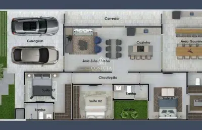 Casa com 3 quartos à venda no Aclimação, Uberlândia 