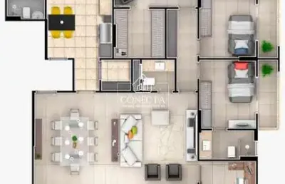 Apartamento com 3 quartos à venda no Osvaldo Rezende, Uberlândia 