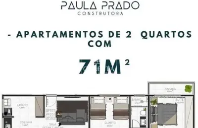 Apartamento com 2 quartos à venda no Jardim Patrícia, Uberlândia 