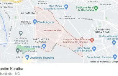 Terreno para venda aproximado 574m² - por r$ 650.000,00 no bairro karaíba uberlândia/mg