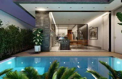 Casa térrea com 4 suítes, alto padrão, condomínio jardim versailles!