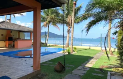 Casa em condomínio fechado com 6 quartos à venda na rua seis, 579, praia do sape, ubatuba por r$ 3.000.000