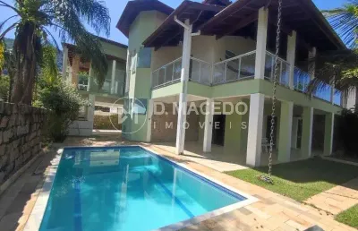Casa em condomínio fechado com 4 quartos para alugar na rua bom retiro, 100, praia da lagoinha, ubatuba por r$ 1.300 por dia