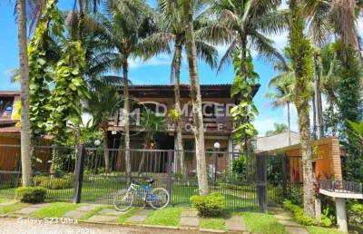 Casa em condomínio fechado com 5 quartos à venda na rua mar virado, 203, praia da lagoinha, ubatuba por r$ 2.800.000