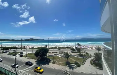 Apartamento, 180 m² - venda por r$ 2.400.000,00 ou aluguel por r$ 10.550,00/mês - praia do forte - cabo frio/rj