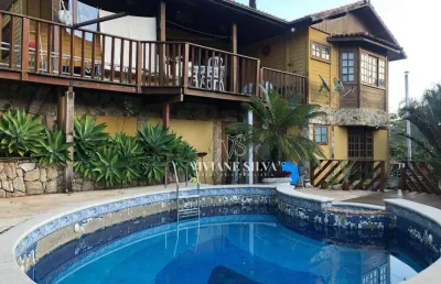 Casa com 3 dormitórios à venda, 200 m² por r$ 1.200.000,00 - araras - petrópolis/rj
