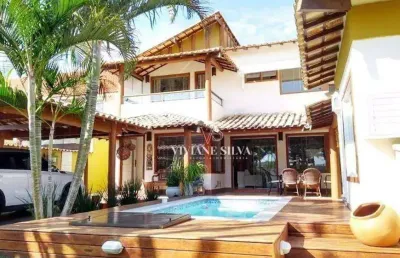 Casa à venda, 372 m² por r$ 1.850.000,00 - novo portinho - cabo frio/rj