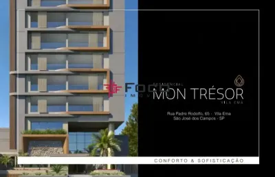 Apartamento - edifício mon tresor vila ema - são josé dos campos - 3 dormitórios -1 suíte - 114,66m².