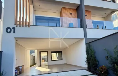Sobrado geminado com 3 suítes, jacuzzi externa e 172m² – jardim sofia, joinville