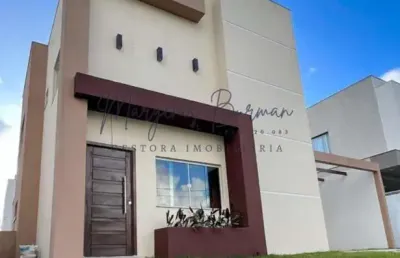 Casa em condomínio para venda em camaçari, jardim limoeiro, 4 dormitórios, 3 suítes, 4 banheiros, 2 vagas