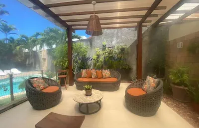 Casa para venda em lauro de freitas, vilas do atlântico, 4 dormitórios, 4 suítes, 5 banheiros, 2 vagas
