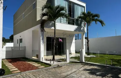Casa em condomínio para venda em camaçari, vila de abrantes (abrantes), 3 dormitórios, 1 suíte, 2 banheiros, 4 vagas