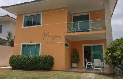 Casa em condomínio para venda em lauro de freitas, buraquinho, 4 dormitórios, 4 suítes, 5 banheiros, 2 vagas