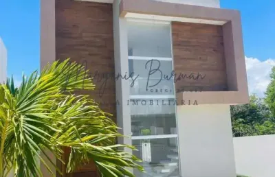 Casa em condomínio para venda em camaçari, catu de abrantes (abrantes), 4 dormitórios, 3 suítes, 4 banheiros, 3 vagas