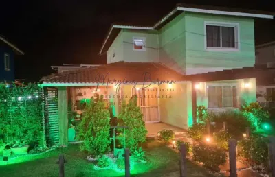 Casa em condomínio para venda em camaçari, catu de abrantes (abrantes), 4 dormitórios, 2 suítes, 4 banheiros, 2 vagas