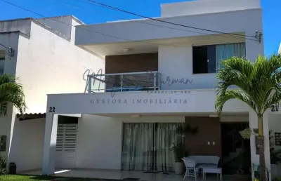 Casa em condomínio para venda em lauro de freitas, foz do joanes, 4 dormitórios, 3 suítes, 4 banheiros, 3 vagas