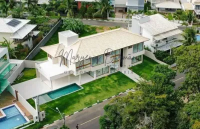 Casa em condomínio para venda em camaçari, guarajuba, 6 dormitórios, 6 suítes, 8 banheiros, 8 vagas