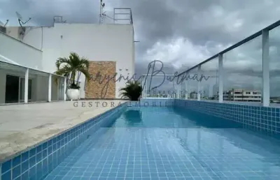Cobertura para venda em lauro de freitas, recreio ipitanga, 4 dormitórios, 2 suítes, 4 banheiros, 2 vagas