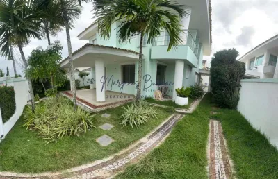 Casa em condomínio para venda em lauro de freitas, buraquinho, 4 dormitórios, 3 suítes, 6 banheiros, 2 vagas
