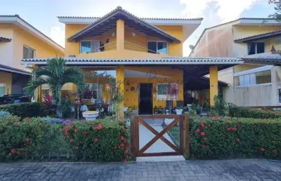 Casa em condomínio para venda em lauro de freitas, buraquinho, 3 dormitórios, 3 suítes, 4 banheiros, 2 vagas