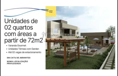Apartamento para venda em camaçari, vila de abrantes (abrantes), 2 dormitórios, 1 suíte, 2 banheiros, 1 vaga