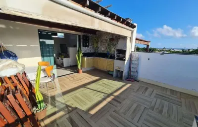 Casa em condomínio para venda em lauro de freitas, ipitanga, 3 dormitórios, 2 suítes, 4 banheiros, 1 vaga