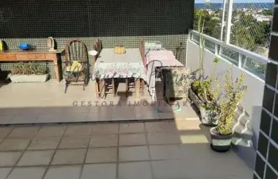 Cobertura para venda em lauro de freitas, buraquinho, 3 dormitórios, 1 suíte, 3 banheiros
