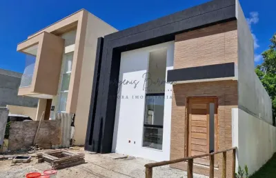 Casa em condomínio para venda em camaçari, catu de abrantes (abrantes), 3 dormitórios, 1 suíte, 2 banheiros, 2 vagas