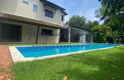 Casa em condomínio para locação em camaçari, busca vida (abrantes), 4 dormitórios, 4 suítes, 5 banheiros, 4 vagas